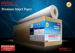 kertas plotter PAPERCAD Premium Inkjet Paper 80-85gr 42″ x 50m (A0+)
